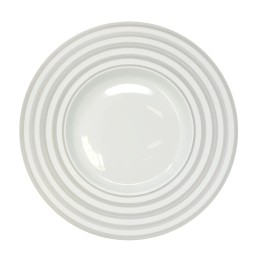 J.L Coquet, Hémisphère Grey, Rim soup plate, large