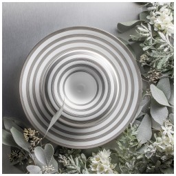 J.L Coquet, Hémisphère Platinum, Pasta plate, medium