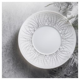 J.L Coquet, Hémisphère Tundra Platinum, Bread and butter plate