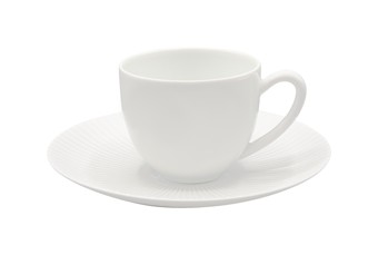 J.L Coquet, Bolero White Satin, Coffee saucer