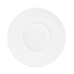 J.L Coquet, Bolero White Satin, Charger plate