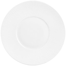 J.L Coquet, Bolero White Satin, Charger plate