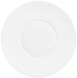 J.L Coquet, Bolero White Satin, Charger plate