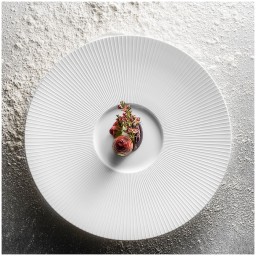 J.L Coquet, Bolero White Satin, Gourmet plate