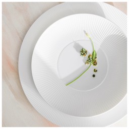 J.L Coquet, Bolero White Satin, Bread & butter plate