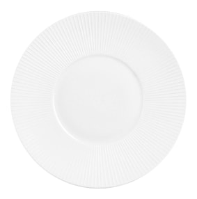 J.L Coquet, Bolero White Satin, 29cm plate