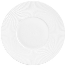 J.L Coquet, Bolero White Satin, 29cm plate