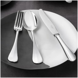 Christofle, Fidelio cutlery, silver plated, Salad serving fork