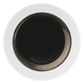 Hering Berlin, Obsidian, Flat plate with high rim