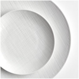 Bernardaud, Organza White, Dinner plate