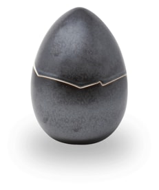 Jaune de Chrome, Bora Bora, Porcelain egg, small