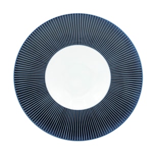 Jaune de Chrome, Bolero Blue, Soup plate with rim
