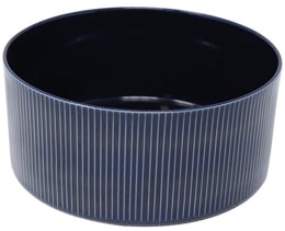 Jaune de Chrome, Bolero Blue, Salad serving bowl, large