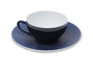 Jaune de Chrome, Bolero Blue, Tea saucer