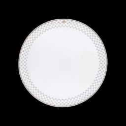 Robert Haviland & C. Parlon, Home Platinum, Round flattarte dish