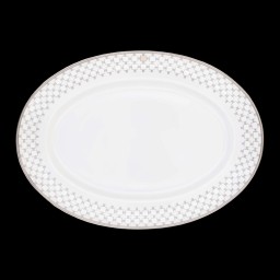 Robert Haviland & C. Parlon, Home Platinum, Oval platter 42 cm