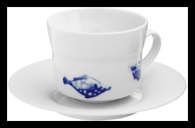 Hering Berlin, Ocean, Cappuccino cup with saucer