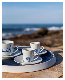 Hering Berlin, Ocean, Cappuccino cup with saucer