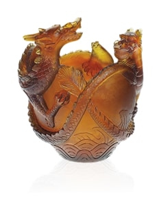 Daum, Univers Animaliers, Dragon vase, 888 ex