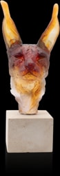 Daum, Univers Animaliers, Caracal Head by Isabelle Carabantes, 75 ex