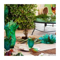 Daum, Univers Animaliers, Tropical leopard tray