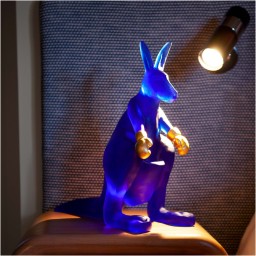 Daum, Univers Animaliers, Kangourou Wally by Yves Henry, 75 ex