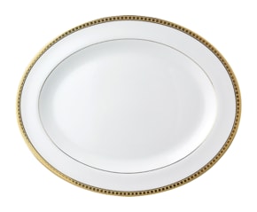 Bernardaud, Athena Gold, Oval platter medium