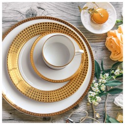 Bernardaud, Athena Gold, Oval platter medium