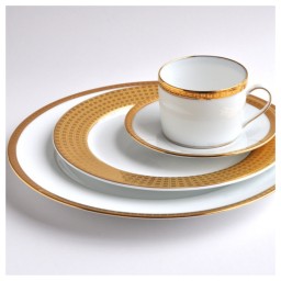 Bernardaud, Athena Gold, Relish dish