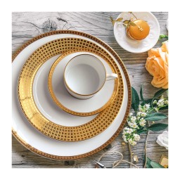 Bernardaud, Athena Gold, Soja sauce dish