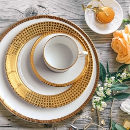 Bernardaud, Athena Gold, Soup bowl