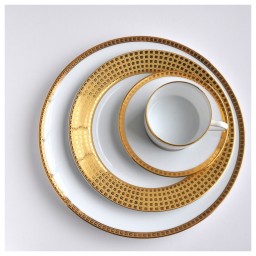 Bernardaud, Athena Gold, Accent Bread and butter plate