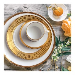 Bernardaud, Athena Gold, Cream cup and saucer