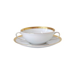 Bernardaud, Athena Gold, Cream cup and saucer