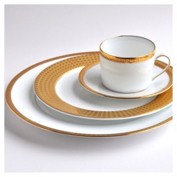 Bernardaud, Athena Gold, Breakfast cup and saucer