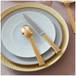 Raynaud, Minéral Gold Rim, Oval platter medium