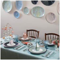 Raynaud, Minéral Gold Rim, Oval platter medium