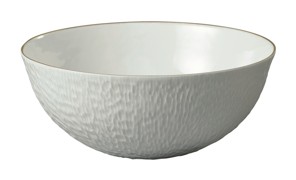 Raynaud, Minéral Gold Rim, Calabash shaped salad bowl