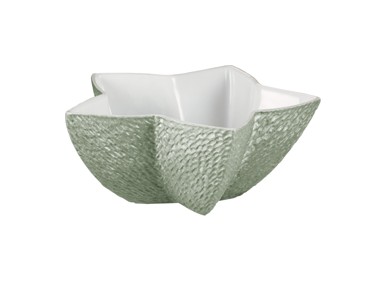 Raynaud, Minéral irisé Celadon, Star sugar bowl