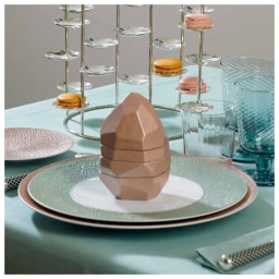 Raynaud, Minéral irisé Celadon, Oval platter