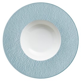 Raynaud, Minéral irisé Sky Blue, Deep plate with rim, large