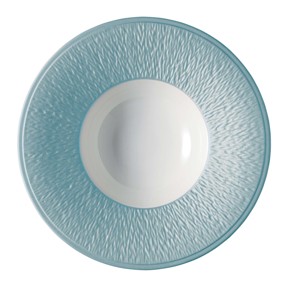 Raynaud, Minéral irisé Sky Blue, Deep plate with rim