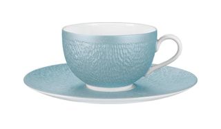 Raynaud, Minéral irisé Sky Blue, Tea extra or chinese soup bowl saucer