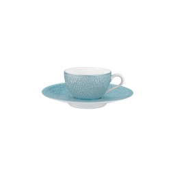 Raynaud, Minéral irisé Sky Blue, Moka saucer