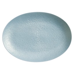 Raynaud, Minéral irisé Sky Blue, Oval platter