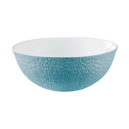 Raynaud, Minéral irisé Sky Blue, Calabash shaped salad bowl