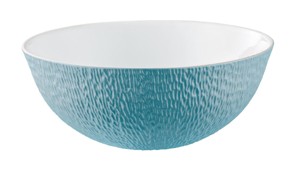 Raynaud, Minéral irisé Sky Blue, Calabash shaped salad bowl