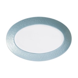 Raynaud, Minéral irisé Sky Blue, Oval platter