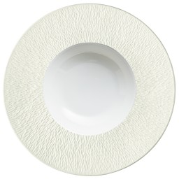 Raynaud, Minéral irisé Shell, Deep plate with rim, large