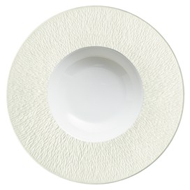 Raynaud, Minéral irisé Shell, Deep plate with rim, large